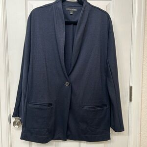 Banana Republic  Everywhere pointe Blazer Dark blue knit material size S